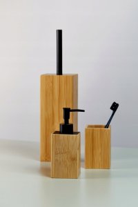 Wenko Kubek na szczoteczki do zębów Padua, bambusowy, Wenko 4