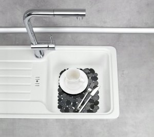 Wenko Mata do zlewu czarna, 31 x 26 cm, WENKO 3