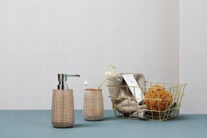 Koszyk prysznicowy Wenko Koszyk łazienkowy VIANA złoty, Wenko 5