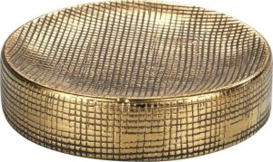 Wenko Mydelniczka ceramiczna RIVARA, złota, WENKO 11