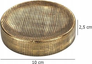 Wenko Mydelniczka ceramiczna RIVARA, złota, WENKO 2