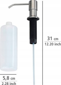 Dozownik do mydła Wenko Dozownik do mydła wpuszczany w blat MONTI, 400 ml, WENKO 7