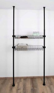 Wenko Drążek do garderoby, szyna do szafy HERKULES 165-300 cm, WENKO, WENKO 6