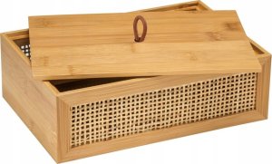 Wenko Pojemnik na kosmetyki ALLEGRE BAMBOO, 22 x 7 x 15 cm 4