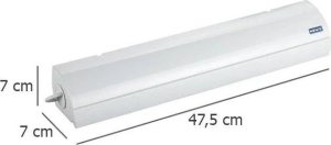 Wenko Rozwijana suszarka na pranie, kolor biały, 5 sznurków do wieszania, łatwa w montażu, maksymalna szerokość 21 metrów, marka WENKO 3