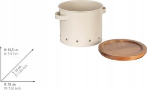 Wenko Przewiewna puszka do przechowywania ARIA, 3,8 l 7