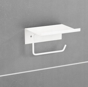 Wenko Metalowy uchwyt na papier z półeczką DESULO 2