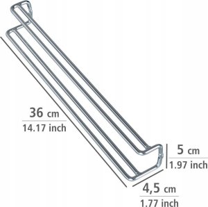 Wenko Wieszak na krawaty, paski - stal chromowana, WENKO 4