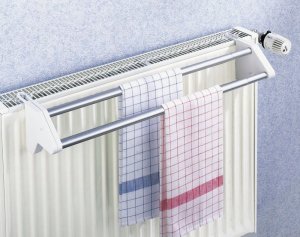 Wenko Teleskopowa suszarka na ubrania TWIN, wieszak na kaloryfer, WENKO 3