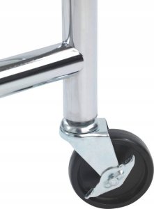 Wenko Stojak na ubrania PROFI CHROME - szafa na kółkach, WENKO 3