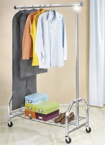 Wenko Stojak na ubrania PROFI CHROME - szafa na kółkach, WENKO 5