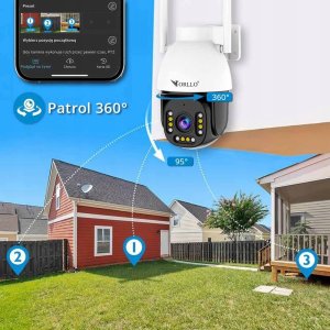 Kamera IP ORLLO Kamera IP Orllo zewnętrzna obrotowa zoom x10 ORLLO Z9 ULTRA 5