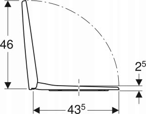 Deska sedesowa Geberit Selnova 6