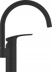 Bateria kuchenna Grohe Grohe jednouchwytowa bateria zlewozmywakowa DN 15 Eurosmart czarny mat 332022433 2