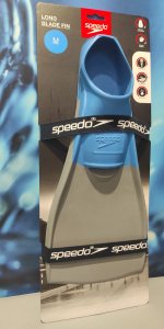 Speedo Płetwy Treningowe Pływackie Speedo Long Blade Silver/Grey R.40/41 4