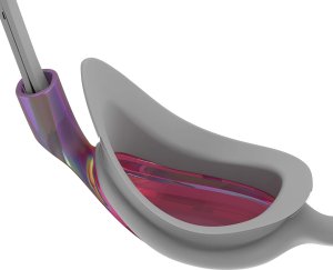 Speedo Okulary Pływackie Damskie Virtue Mirror White/Pink 2