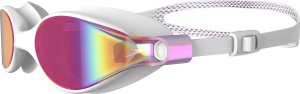 Speedo Okulary Pływackie Damskie Virtue Mirror White/Pink 4