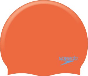 Speedo Czepek Pływacki Junior Speedo Plain Moud Cap Orange 1