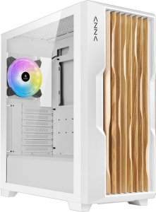 Komputer Azza AZZA Guardian wood white 520WW GAMING Miditower RGB retail 1