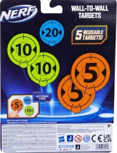 Hasbro NERF ELITE WALL CLING TARGETS CDU 3