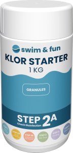 Swim & Fun Klor Starter Fast Dissolving Granules, 1 kg 1