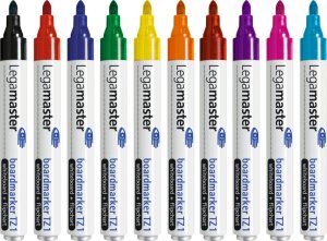 Legamaster Whiteboardmarker Legamaster TZ1, rund, etui a 10 farver 2
