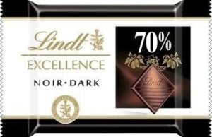 LINDT Chokolade Lindt mini mørk, pakke a 200 stk a 5,5 g 1