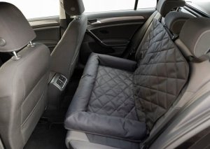 Trixie Trixie Car seat cushion, double, 95 × 10 × 50 cm, black 2