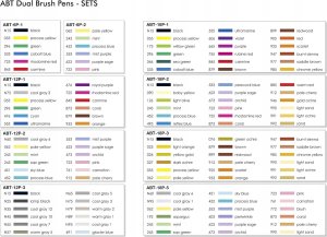 Tombow Tombow ABT-18P-1, 18 colours, Multicolour, Bullet tip & Brush tip, 0.8 mm, 1 cm, Black 5