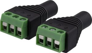 Kabel USB Deltaco Deltaco TBL-1008, 3.5mm, 3-pin Terminal, Black 1
