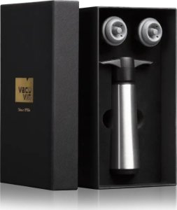 Vacu Vin Wine Saver Stainless Steel Gift box 2