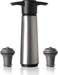 Vacu Vin Wine Saver Stainless Steel Gift box 6