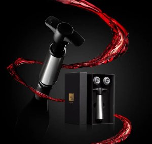 Vacu Vin Wine Saver Stainless Steel Gift box 10