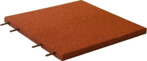 Falk Gummiflise 50x50x3 cm rød NORDIC PLAY Active (810-167) 1