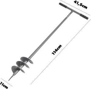 Kadax Świder Ręczny Do Ziemi Gleby Wiertnica Glebowa 11cm 110mm Dołownik mocny 2