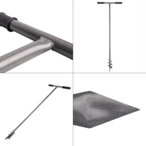 Kadax Świder Ręczny Do Ziemi Gleby Wiertnica Glebowa 8cm 80mm Dołownik mocny 9