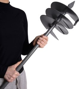 Kadax Świder Ręczny Do Ziemi Gleby Wiertnica Glebowa 20cm 200mm Dołownik mocny 5