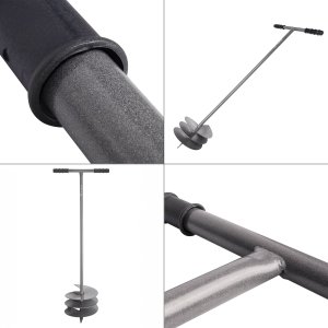 Kadax Świder Ręczny Do Ziemi Gleby Wiertnica Glebowa 23cm 230mm Dołownik mocny 11