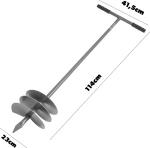Kadax Świder Ręczny Do Ziemi Gleby Wiertnica Glebowa 23cm 230mm Dołownik mocny 2