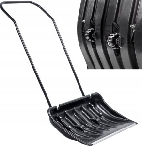 Kadax KADAX Łopata Zgarniacz Do Śniegu Pług Na Kółkach + Skuwacz Zbijak Lodu 25cm 11