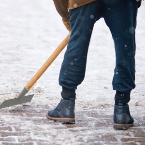 Kadax KADAX Łopata Zgarniacz Do Śniegu Pług Na Kółkach + Skuwacz Zbijak Lodu 25cm 5