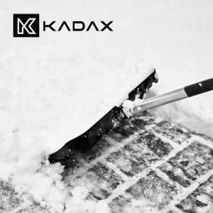 Kadax KADAX Łopata Do Śniegu Do Odśnieżania Szufla Solidna + Skuwacz Do Lodu 25cm 15