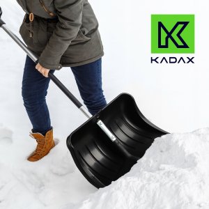 Kadax KADAX Łopata Do Śniegu Do Odśnieżania Szufla Solidna + Skuwacz Do Lodu 25cm 8