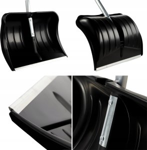 Kadax KADAX Łopata Do Śniegu Do Odśnieżania Szufla Solidna + Skuwacz Do Lodu 25cm 10