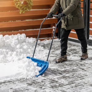 Kadax KADAX Łopata Zgarniacz Pług Do Śniegu Na Kółkach + Łopata Ergo Zestaw 2