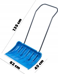 Kadax KADAX Łopata Zgarniacz Pług Do Śniegu Na Kółkach + Łopata Ergo Zestaw 3