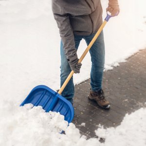 Kadax KADAX Łopata Pług Do Śniegu Na Kółkach + Łopata Drewniany Trzonek Zestaw 5