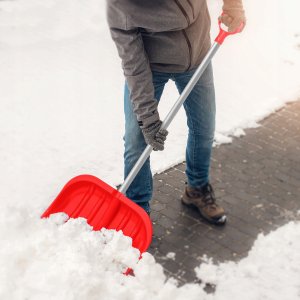 Kadax KADAX Łopata Pług Do Śniegu Na Kółkach + Łopata Aluminiowy Trzonek Zestaw 5