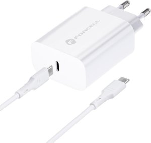 Ładowarka ForCell FORCELL F-ENERGY TFK-TC-25WPD ładowarka sieciowa Typ C + kabel Typ C do Typ C PD Q.C 3A 25W biała 14