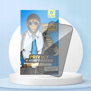 Blueo Szkło Hartowane 5D Mr. Monkey Glass - Apple iPhone 13 Pro Max / 14 Plus czarny (Strong Privacy) 9